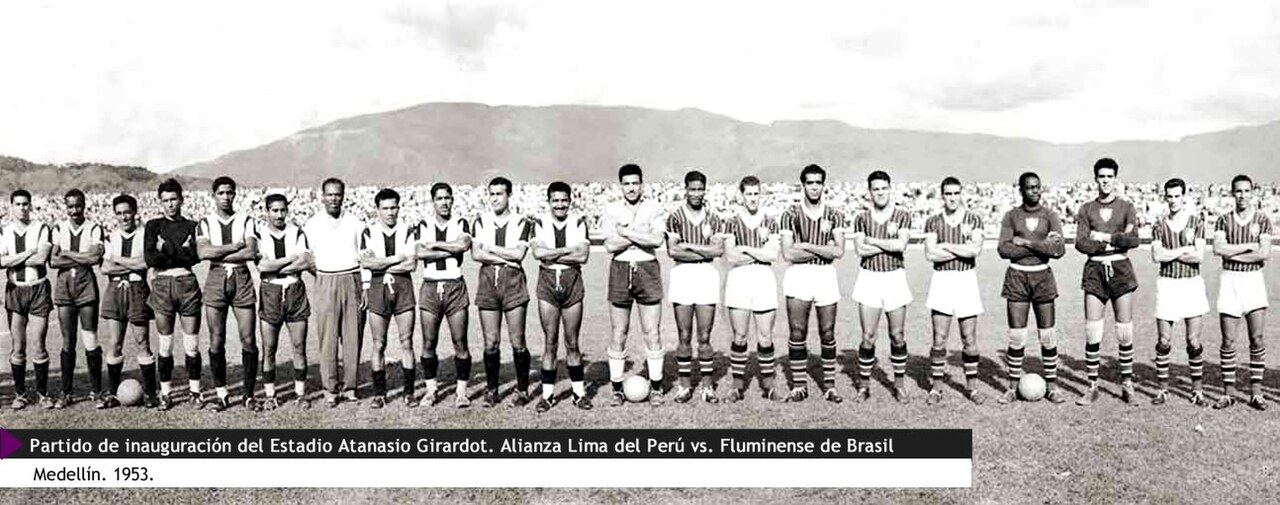 Inauguración del Estadio Atanasio Girardot en 1953