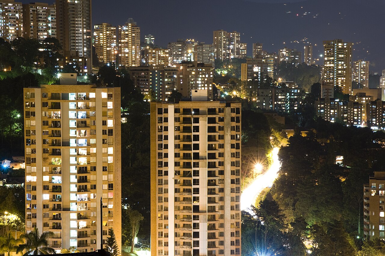 El Poblado, home to most of the best bars in Medellín