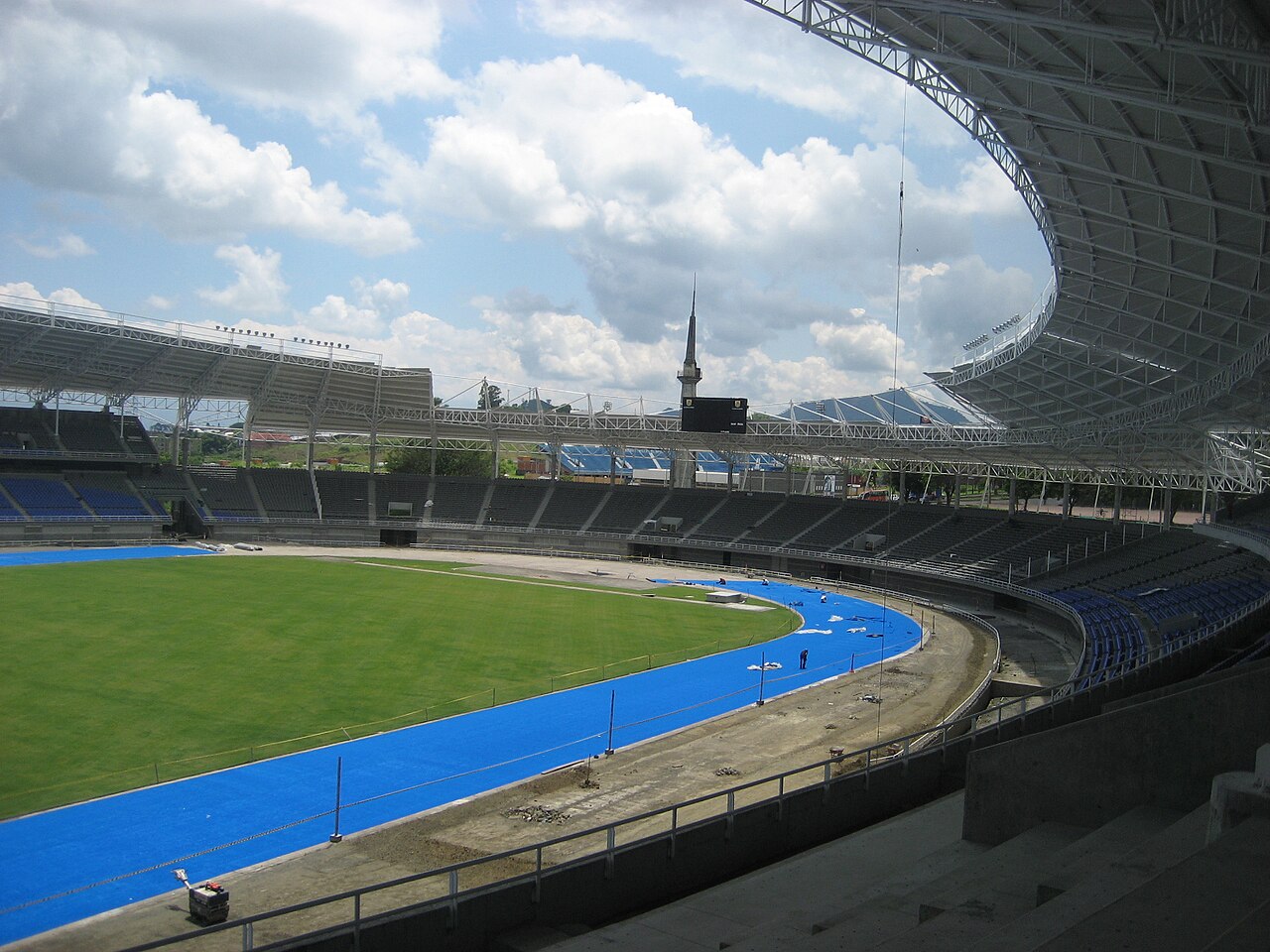 Interior of Estadio Hernán Ramírez Villegas in Pereira