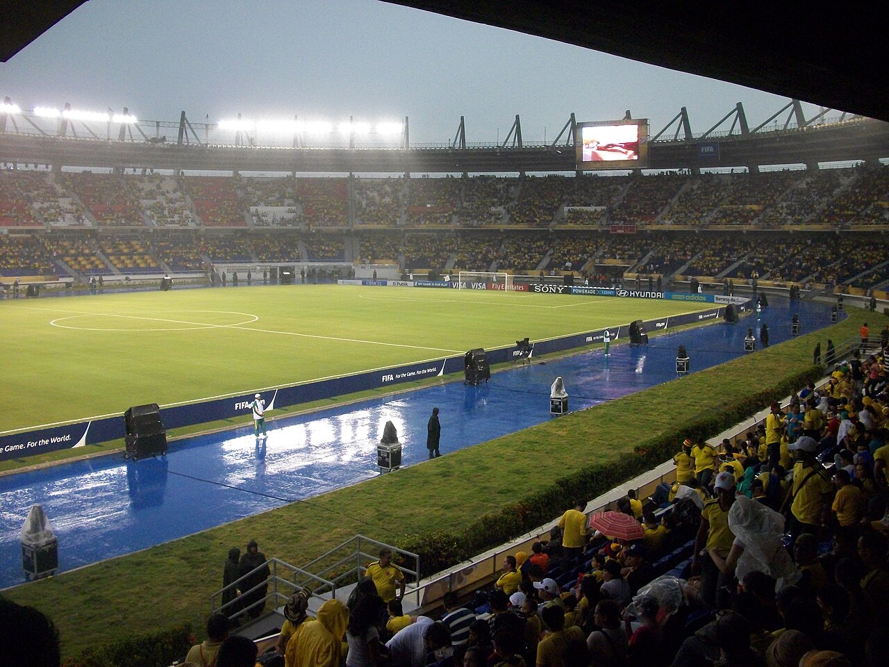 Estadio Metropolitano Roberto Meléndez interior in Barranquilla