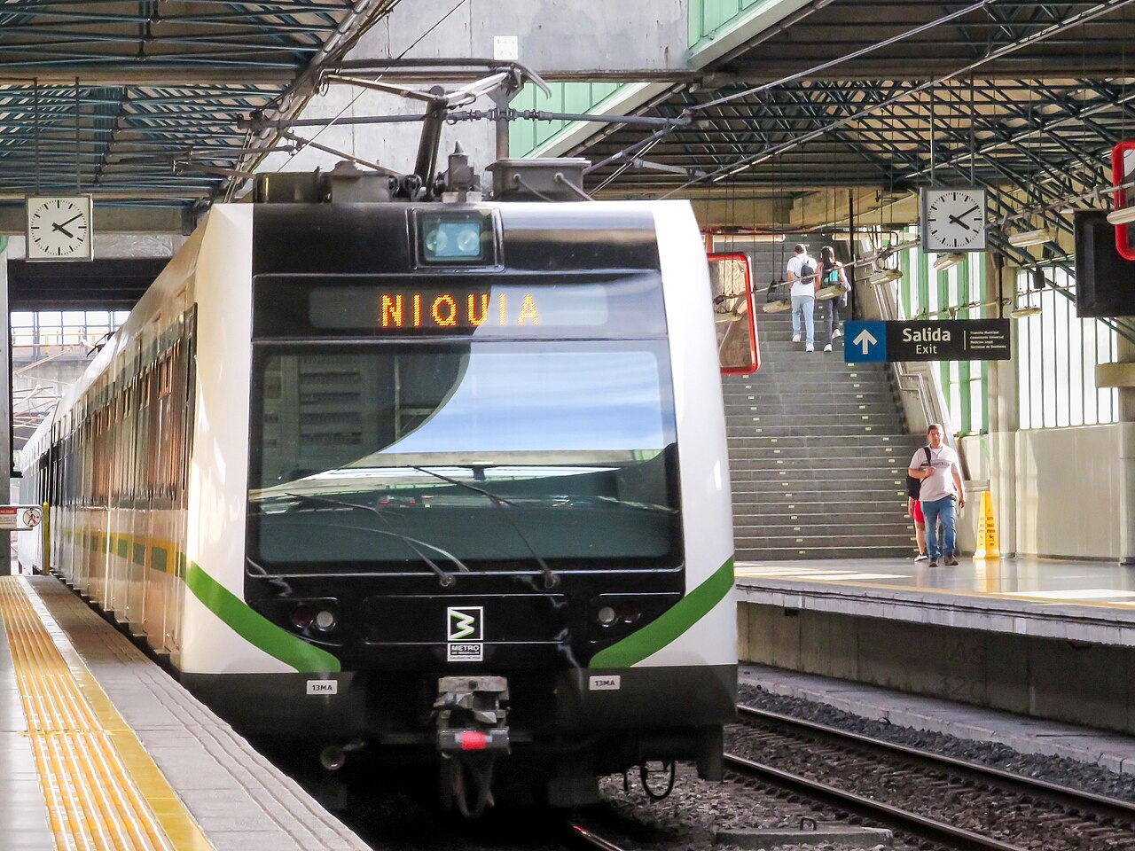 Modernized MAN train of the Medellin Metro