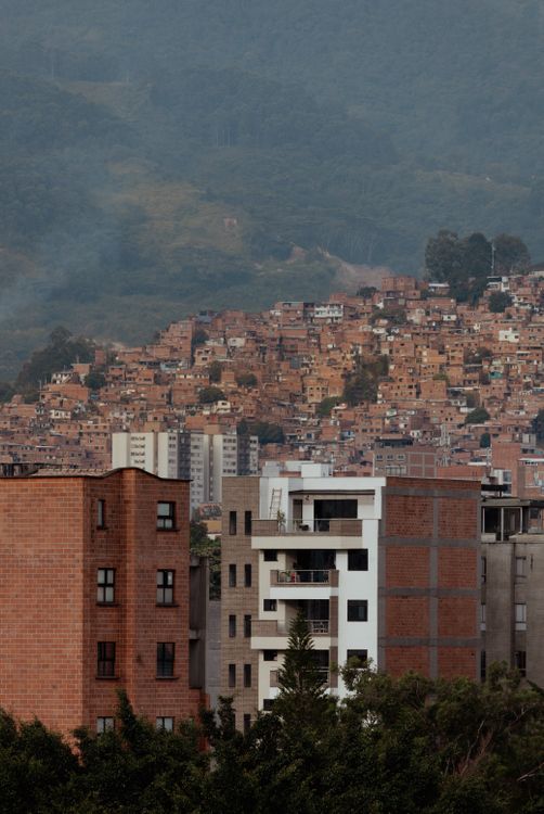 Vista aérea de Medellín desde el Cerro Nutibara