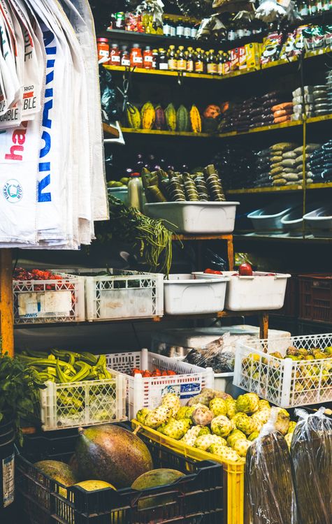 Fresh produce market in Medellín