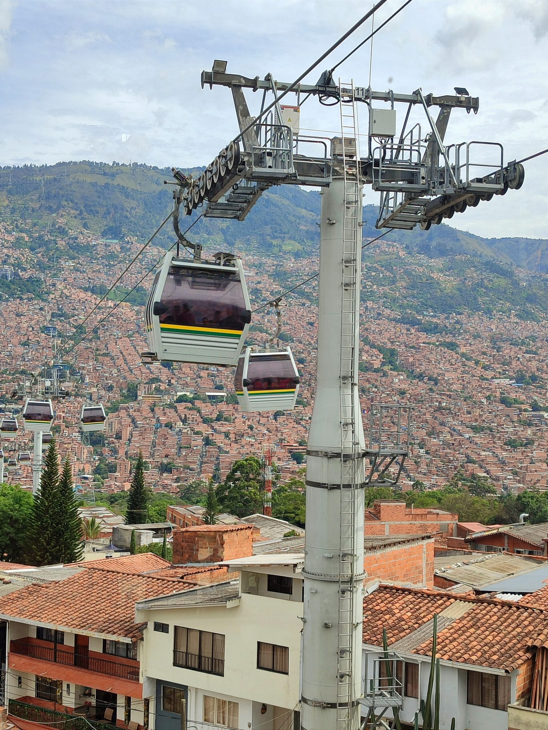 Medellin cable cars Metrocable