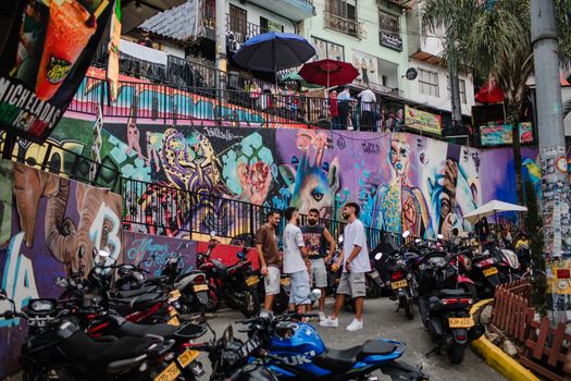 Arte callejero en Medellin