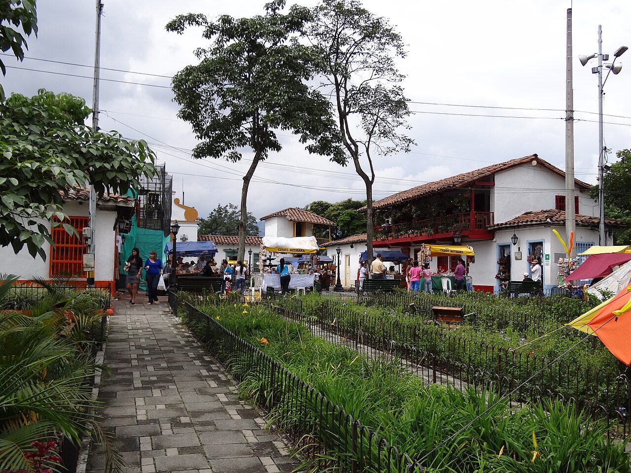 Pueblito Paisa, a replica of a traditional Colombian village on Cerro Nutibara